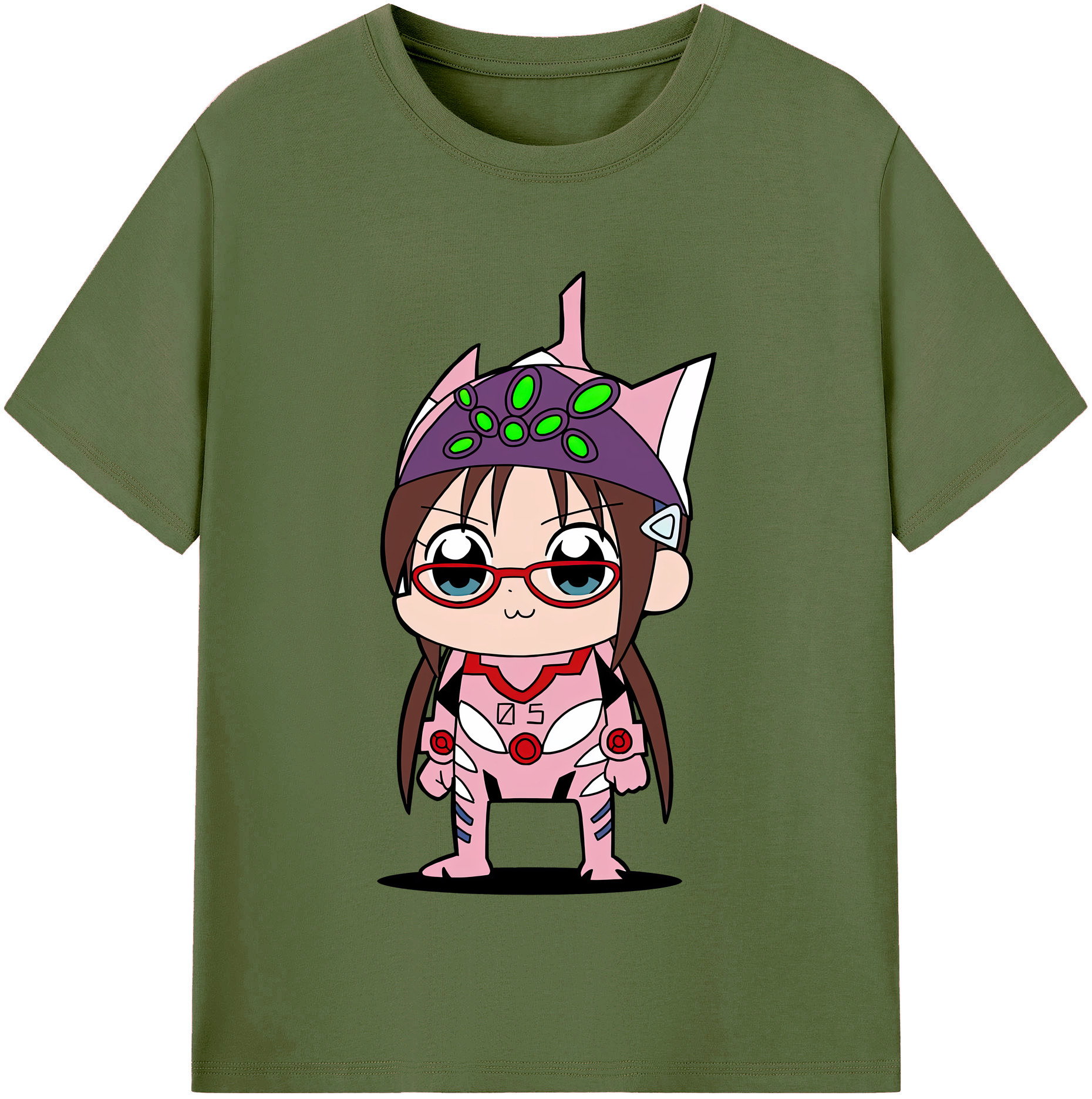 （画像用） EVA 新世紀エヴァンゲリオン 綿100％半袖Tシャツ（フロントプリント）